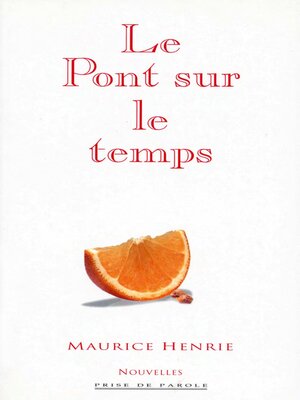 cover image of Le pont sur le temps